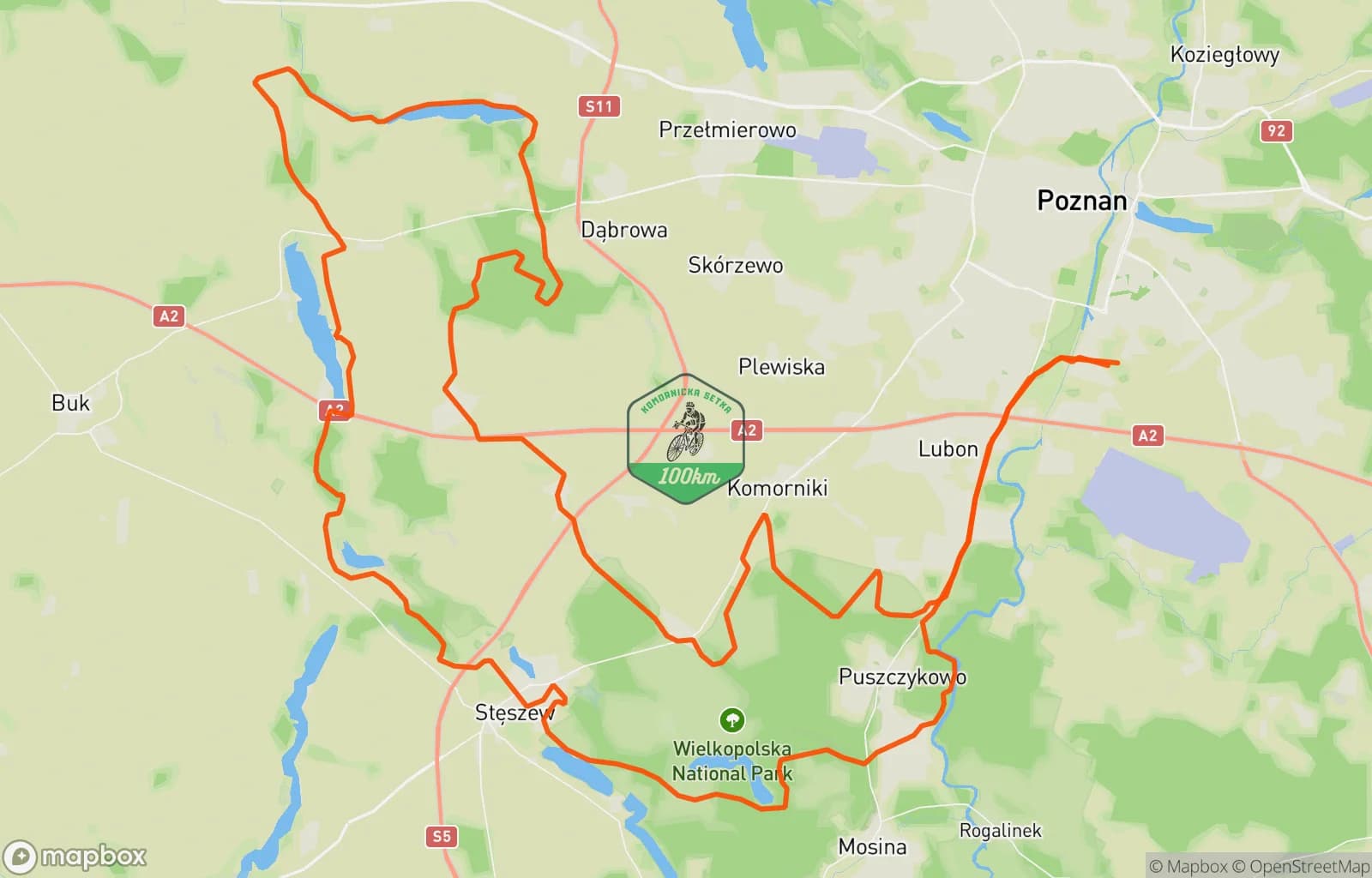 Mapa trasy: Morning Gravel Ride