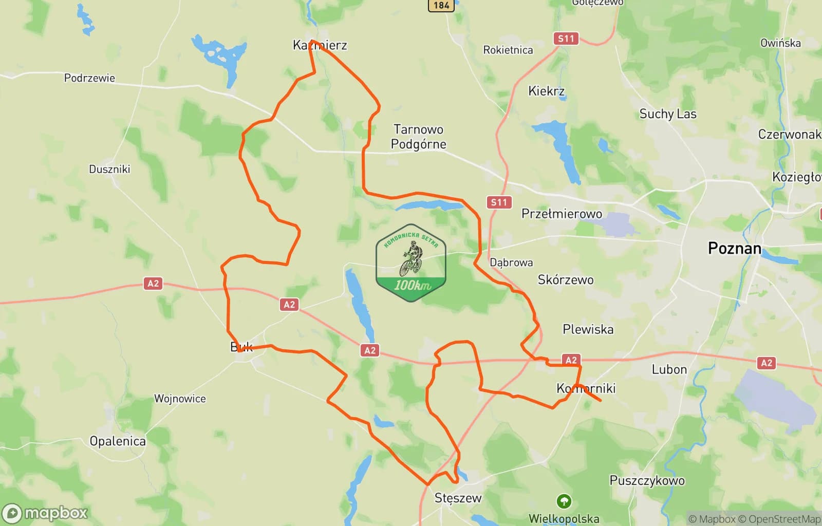 Mapa trasy: Afternoon Ride