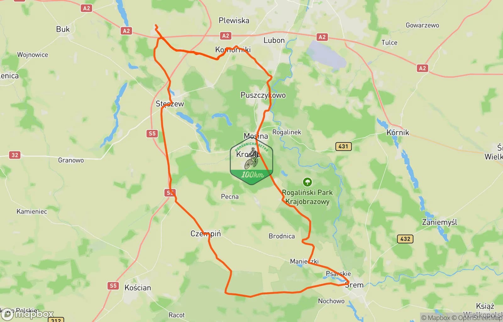 Mapa trasy: Morning Gravel Ride