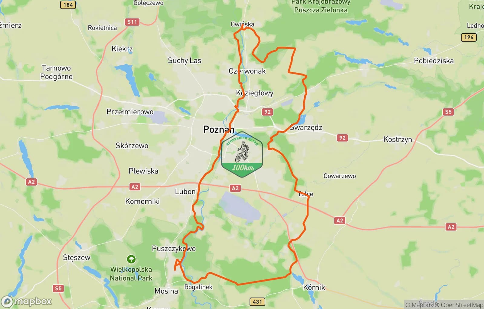 Mapa trasy: #2 K100 Delta 8 PKT 🤩