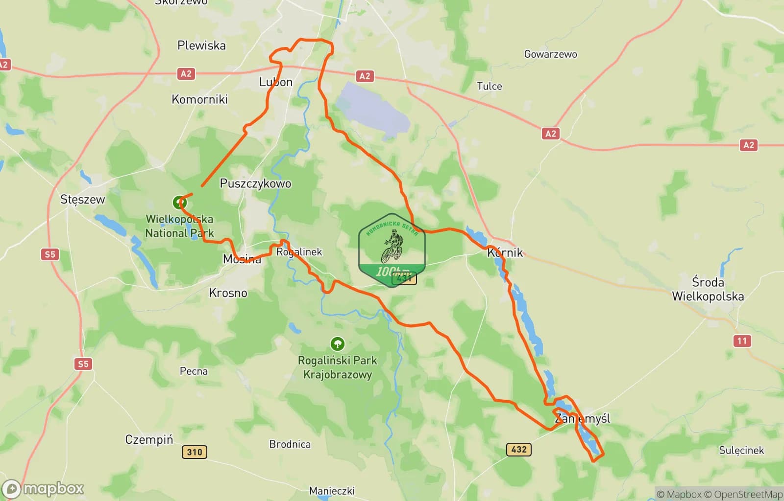 Mapa trasy: Cycling