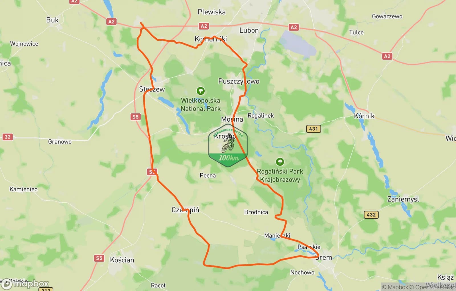 Mapa trasy: Lunch Ride