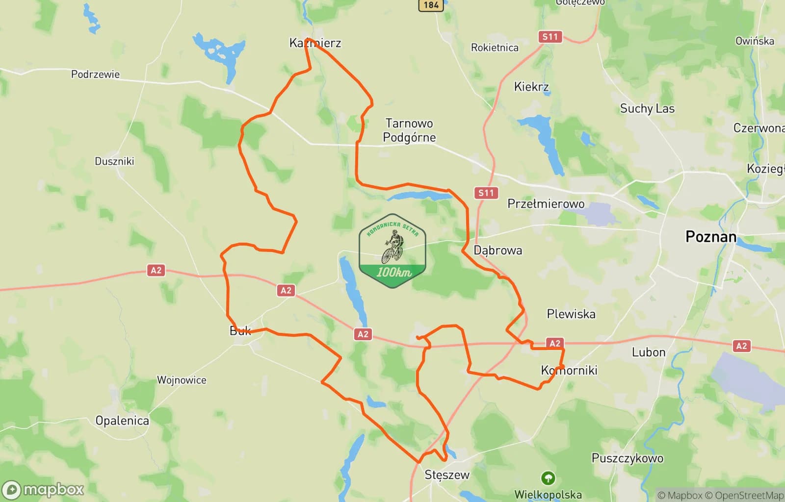 Mapa trasy: Lunch Ride