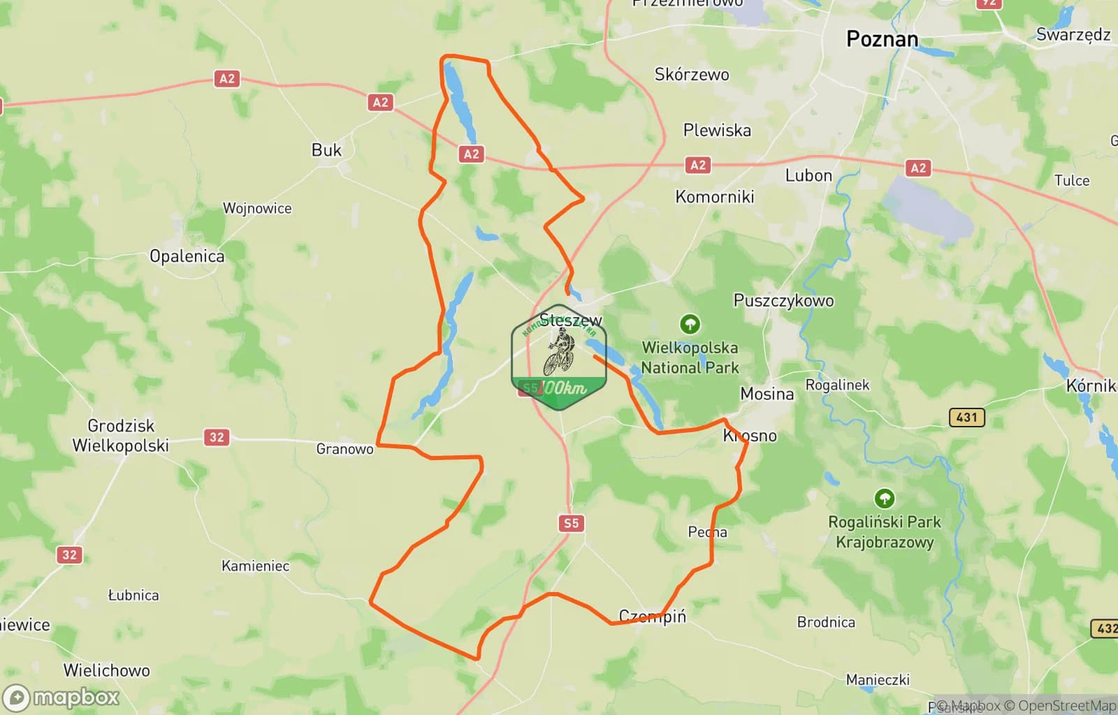 Mapa trasy: Afternoon Ride