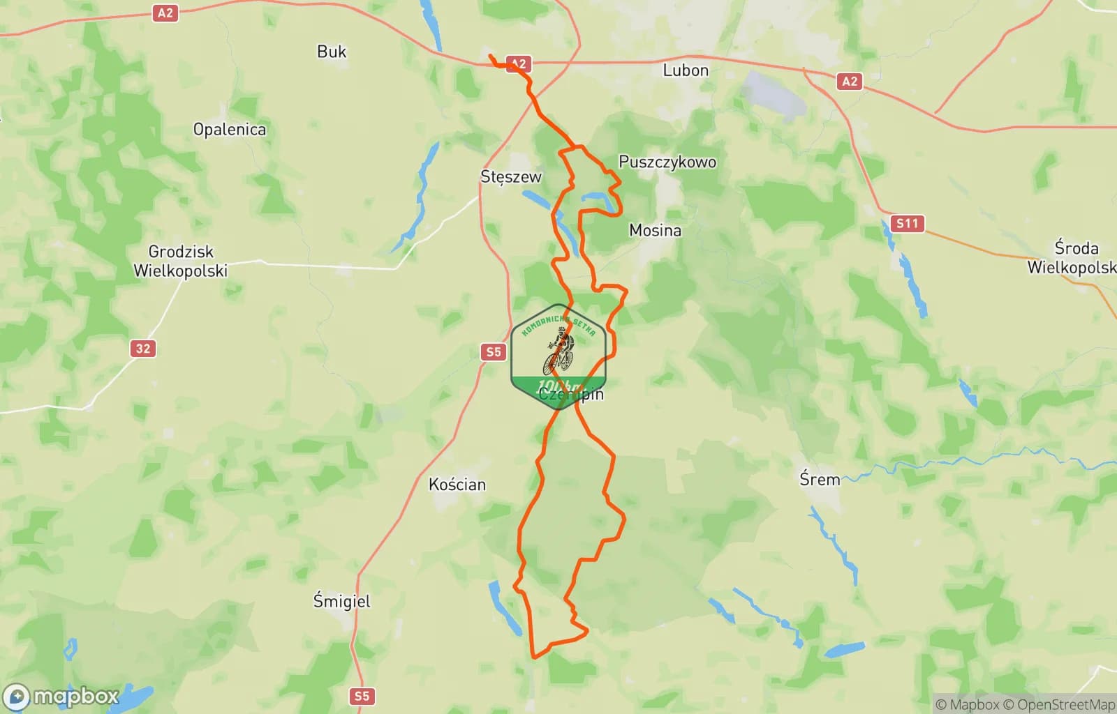 Mapa trasy: Morning Gravel Ride
