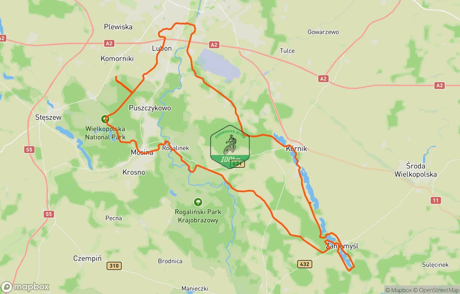 Mapa trasy: Afternoon Ride