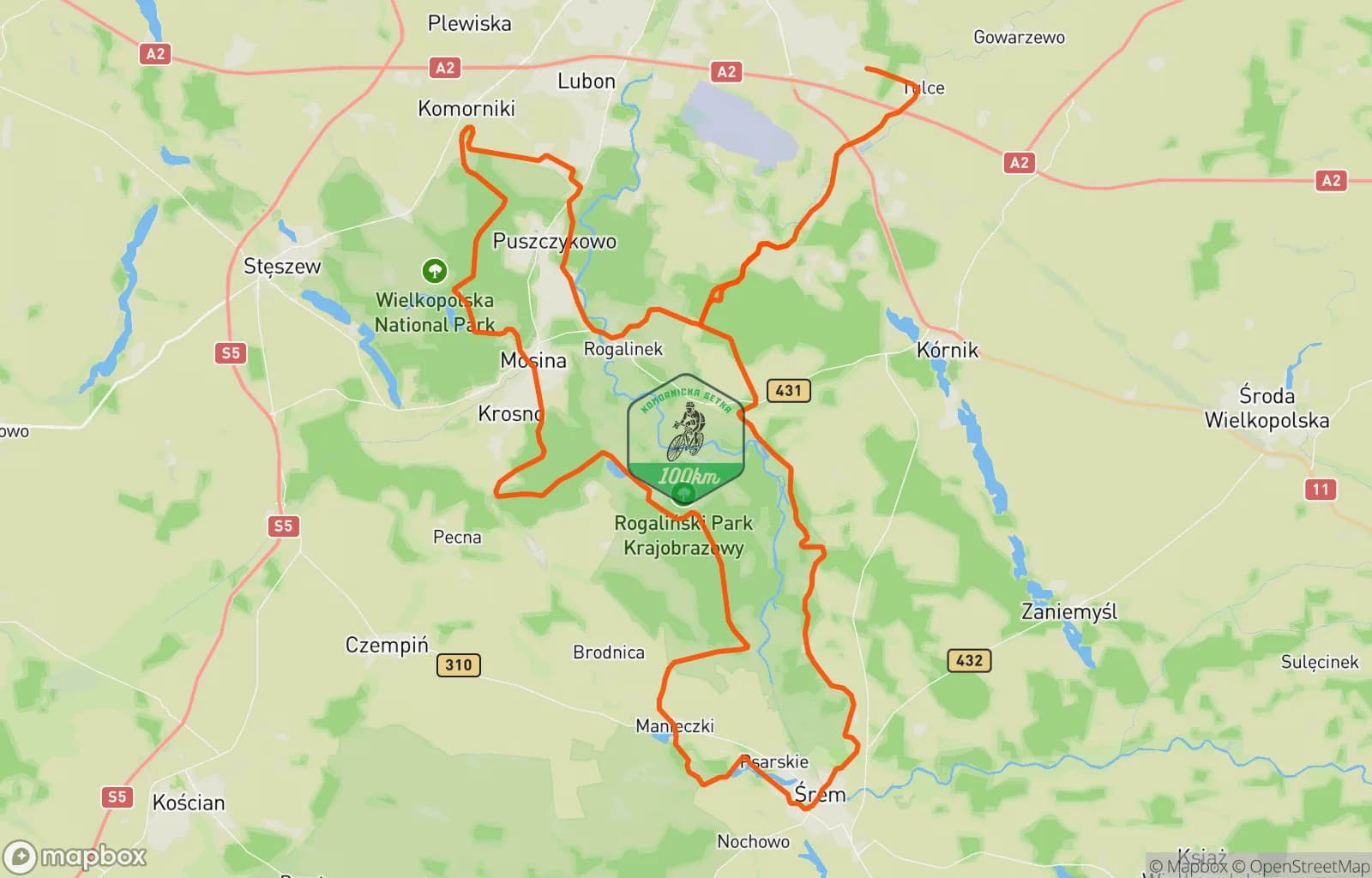 Mapa trasy: Morning Gravel Ride